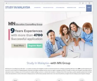 Studymalaysiainfo.com(Study in Malaysia) Screenshot