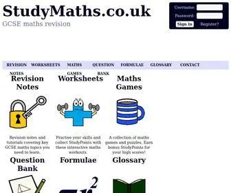 Studymaths.co.uk(GCSE maths revision) Screenshot