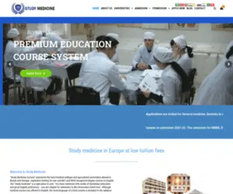 Studymedicine-Eurasia.com(Study medicine in Europe at low cost apply now for admission 2021) Screenshot
