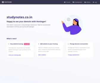 Studynotes.co.in(Studynotes) Screenshot