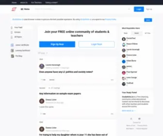 Studynotes.ie(Your Online Student & Teacher Community) Screenshot