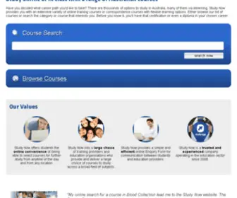 Studynow.com.au(Study Now) Screenshot