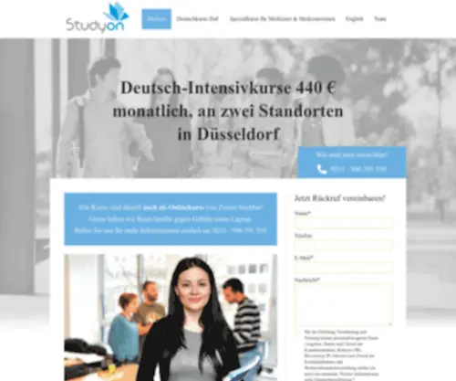 Studyon-GMBH.de(Studyon GmbH) Screenshot