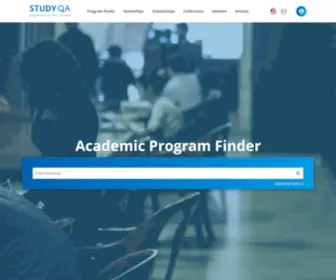 StudyQa.com(A search platform for academic programs and universities around the globe) Screenshot