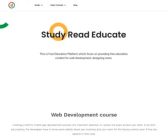 Studyreadeducate.com(Study Read Educate) Screenshot