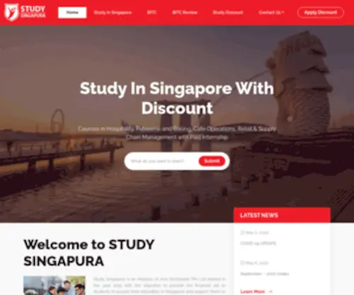 Studysingapura.com(Study Singapura) Screenshot