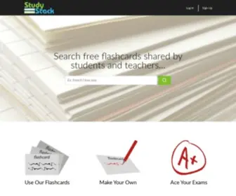 Studystack.com(Flashcards and Study Games) Screenshot
