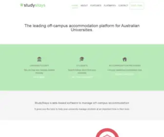 Studystays.com.au(Studystays) Screenshot