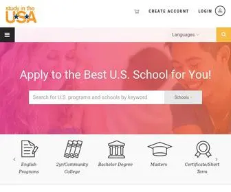 Studyusa.com(Leading U.S) Screenshot