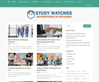 Studywatches.com(Adventures In Reading) Screenshot