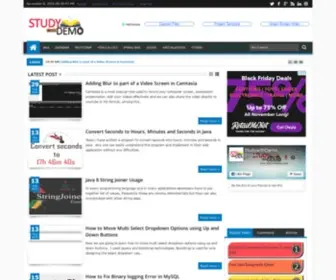 Studywithdemo.com(The Best Technical Blog) Screenshot