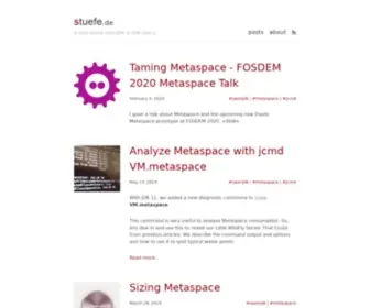 Stuefe.de(Homepage of Thomas Stuefe) Screenshot