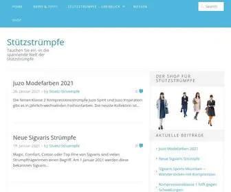Stuetz-Struempfe.ch(Stützstrümpfe) Screenshot