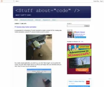 Stuffaboutcode.com(Stuff about="code" /) Screenshot
