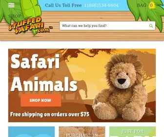 Stuffedsafari.com(Stuffed animals) Screenshot