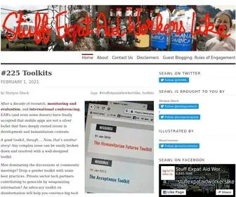 Stuffexpataidworkerslike.com(Stuff Expat Aid Workers Like) Screenshot