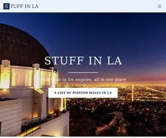 Stuffinla.com(Stuff in LA) Screenshot