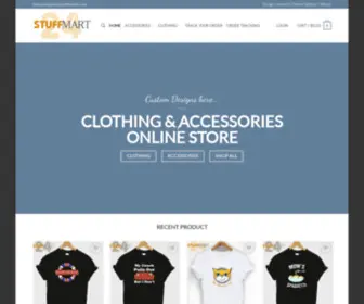Stuffmart24.com(Custom Clothing and Accessories Store ) Screenshot