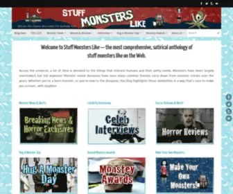 Stuffmonsterslike.com(We're the clowns who make the darkside fun) Screenshot