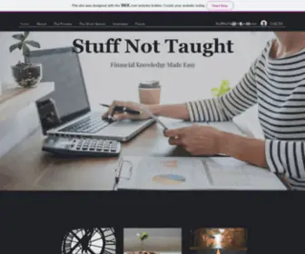 Stuffnottaught.com(Captivate) Screenshot
