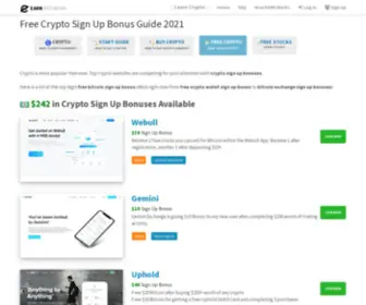 Stuffpoint.com(Free Crypto Sign Up Bonus Guide 2021) Screenshot