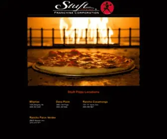 Stuftpizza.com(Stuft Pizza Franchise Corporation) Screenshot