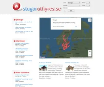 Stugoruthyres.se(Stugor uthyres) Screenshot