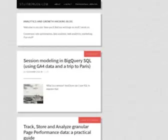 Stuifbergen.com(Analytics &amp; Growth Hacking) Screenshot