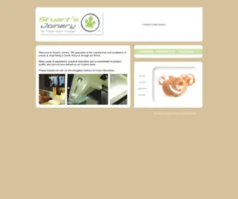 Stujoin.co.za(Stuart's Joinery) Screenshot