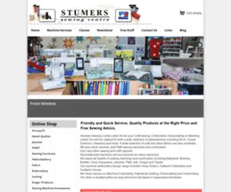 Stumerssewingcentre.com.au(Stumers Sewing Centre) Screenshot