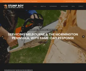 Stumpboymelbourne.com.au(Stump Removal Melbourne) Screenshot