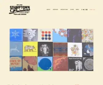 Stumptownprinters.com(Stumptown Printers Worker Cooperative) Screenshot