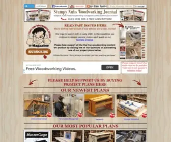 Stumpynubs.com(Stumpy Nubs Woodworking Journal) Screenshot