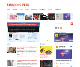 Stunningfeed.com(Stunning Feed) Screenshot