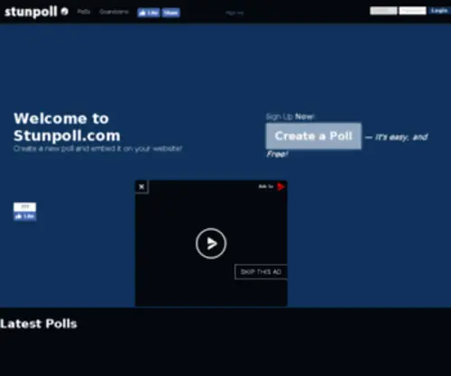 Stunpoll.com(Ask anything) Screenshot