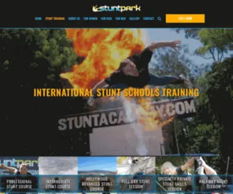 Stuntacademy.com(The Australian Stunt Academy) Screenshot