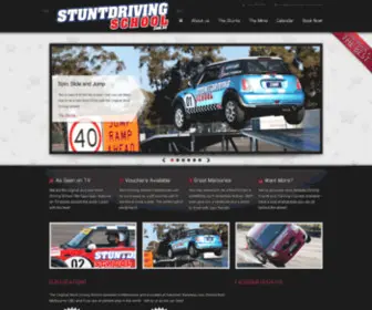 Stuntdrivingschool.com.au(The famous Stunt Driving School) Screenshot