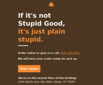 Stupidgoodcoffee.com(Stupid Good Coffee) Screenshot