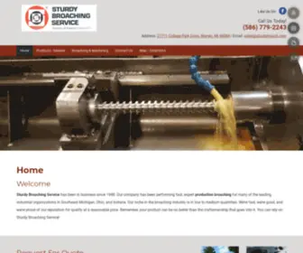 Sturdybroaching.com(Sturdy Broaching Service) Screenshot