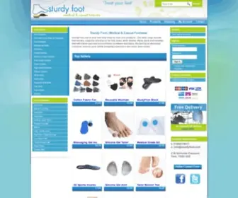 Sturdyfoot.com(Shoe insoles and arch support insoles) Screenshot