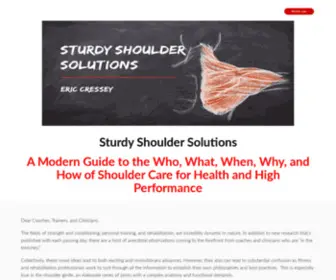 Sturdyshoulders.com(Sturdy Shoulder Solutions Sturdy Shoulder Solutions) Screenshot