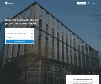 Sturents.com(Student accommodation) Screenshot