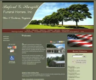 Sturgillfuneral.com(Sturgill Funeral Homes) Screenshot