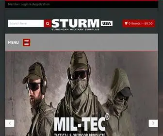 Sturm-Miltec.com Screenshot