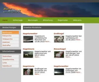 Sturmwetter.de(Wetterbeobachtungen) Screenshot