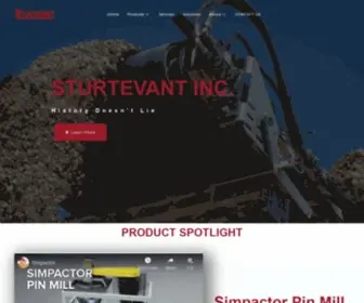 Sturtevantinc.com(Sturtevant Inc) Screenshot