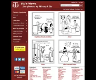 Stus.com(Lawyer cartoons) Screenshot