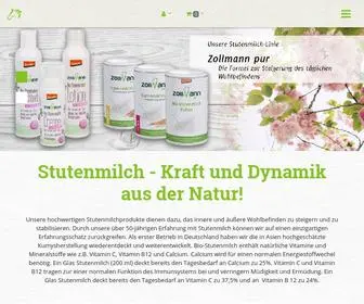 Stutenmilch.de(Bio Stutenmilchfarm) Screenshot