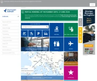 Stuttgart-Airport.com(Flughafen Stuttgart) Screenshot