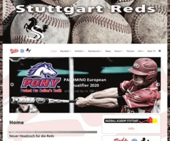 Stuttgart-Reds.de(Offizielle Webseite der Stuttgart Reds) Screenshot